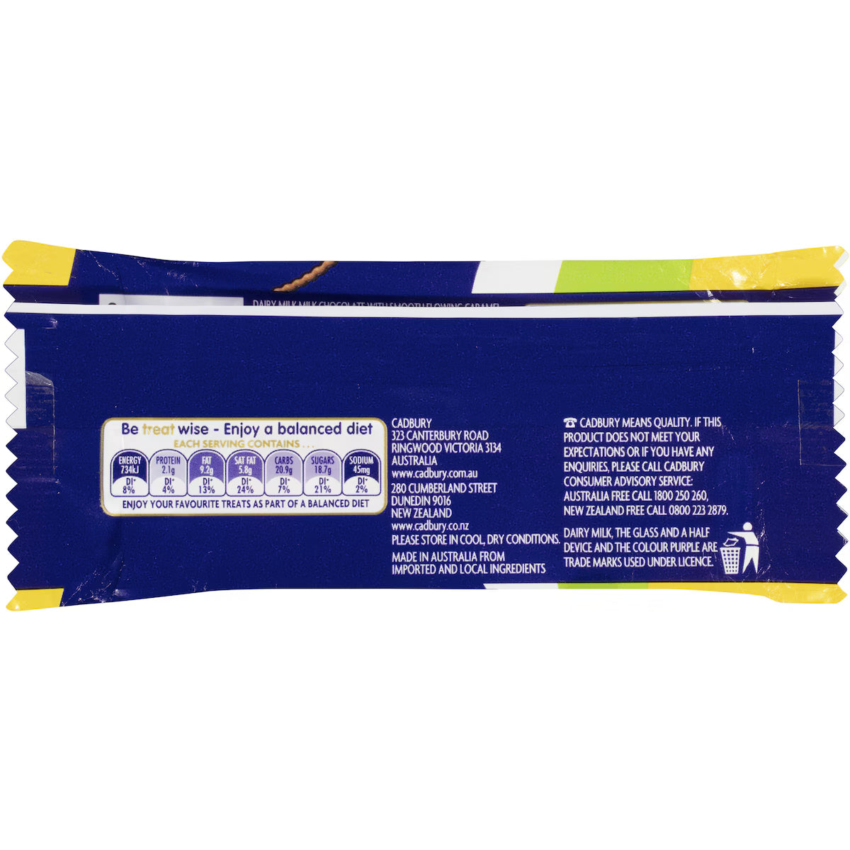 Cadbury Dairy Milk Caramel Chocolate Caramello Koala 35g